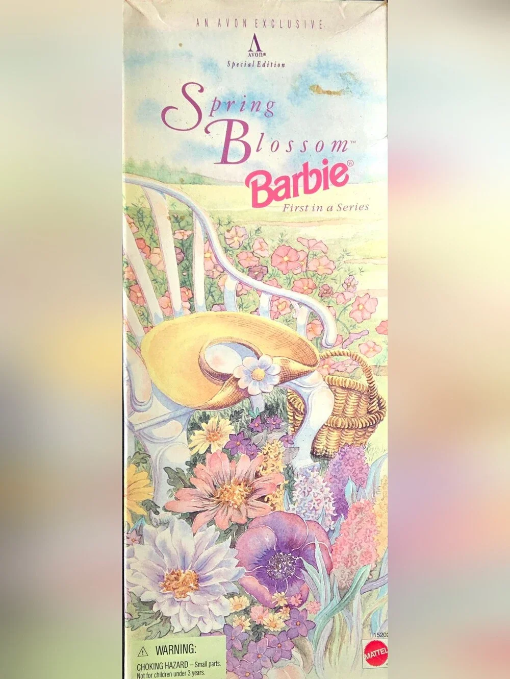 Spring Blossom Barbie Avon Exclusive 1995 Mattel 15202 -Never Removed From Box.